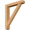 Ekena Millwork Traditional Craftsman Smooth Bracket w/ Offset Brace, Western Red Cedar, 5 1/2"W x 32"D x 36"H BKT0604X32X36TRA04SWR - alternate 1